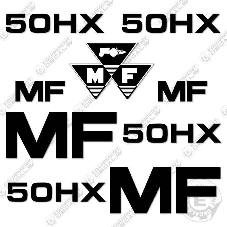 Fits Massey Ferguson 50HX Decal Kit Tractor