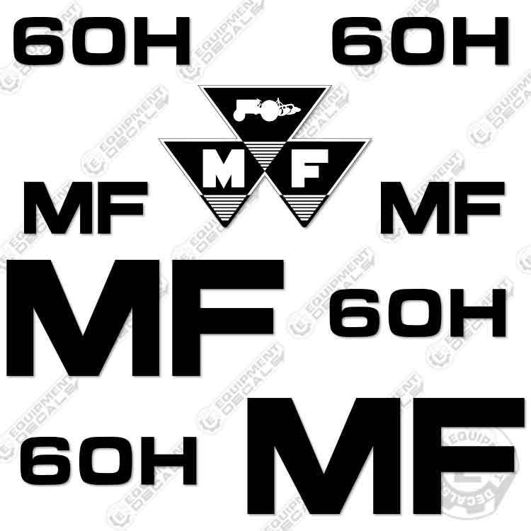 Fits Massey Ferguson 60H Decal Kit Tractor