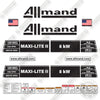 Image of Maxi Lite 2 8kw Decal Kit Generator- Aftermarket Kit