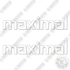Maximal Logo Decal Kit Forklift - Aftermarket Kit
