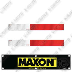 Maxon Sticker Equipment Decals