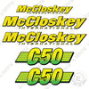 Image of Fits McCloskey International C50C Decal Kit - Crusher