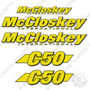 Image of Fits McCloskey International C50 Decal Kit - Crusher