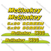Image of Fits McCloskey International S190 Decal Kit - Screener
