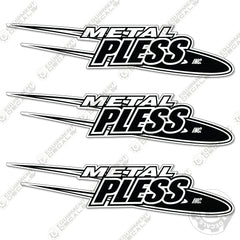 METAL PLESS L3X14 Decal Kit Snow Plow- Aftermarket Kit
