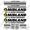 Image of Midland SP-12 Road Widener Decal Kit