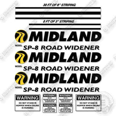 Midland SP-8 Road Widener Decal Kit