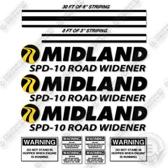 Midland SPD-10 Road Widener Decal Kit