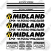 Image of Midland SPD-10 Road Widener Decal Kit