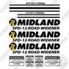 Image of Midland SPD-12 Road Widener Decal Kit
