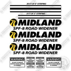Midland SPF-8 Road Widener Decal Kit