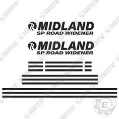 Midland SP Road Widener Decal Kit