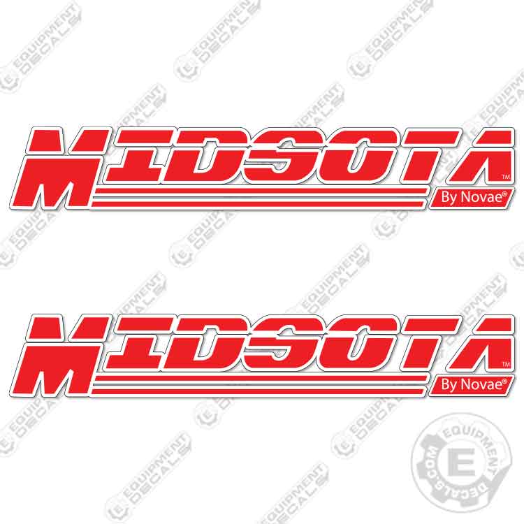 Fits Midsota Trailer Decal Kit