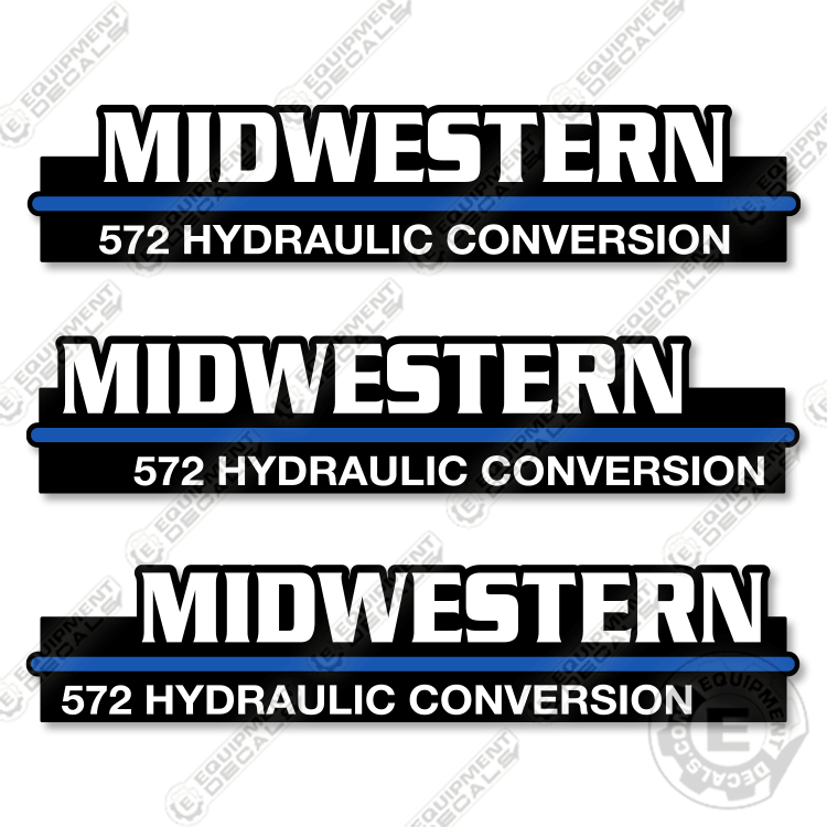 Fits Midwestern 572 Conversion Decal Kit For Pipe Layer Controller