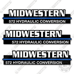 Fits Midwestern 572 Conversion Decal Kit For Pipe Layer Controller
