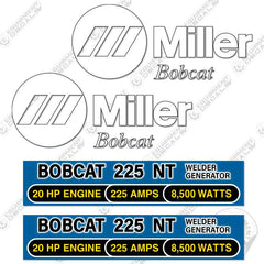 Fits Bobcat Miller Bobcat 225 NT Decal Kit Generator Welder