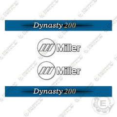Fits Miller Dynasty 200 Decal Kit Welder