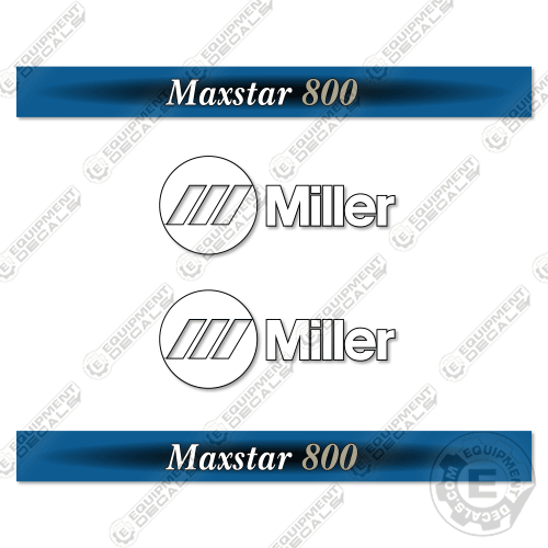 Fits Bobcat Miller Maxstar 800 Decal Kit Generator Welder