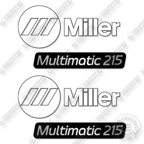 Fits Miller Multimatic 215 Decal Kit Welder