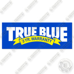 Fits Miller True Blue Decal Kit Logo