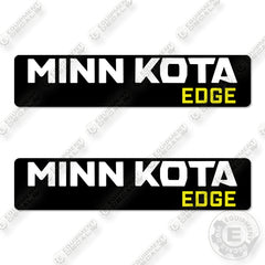 Minn Kota Edge Set of 2 Decal Kit Trolling Motor- Aftermarket Kit