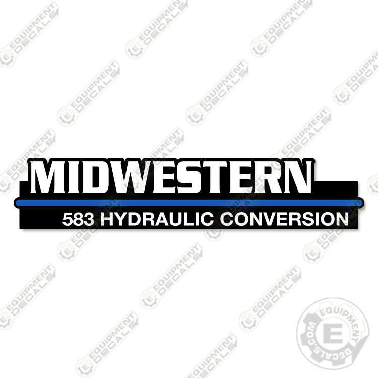 Fits Midwestern 583 Conversion Decal Kit For Pipe Layer Controller