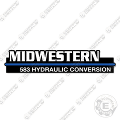 Fits Midwestern 583 Conversion Decal Kit For Pipe Layer Controller