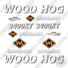 Image of Mobark 3400XT Decal Kit Horizontal Grinder - Aftermarket Kit
