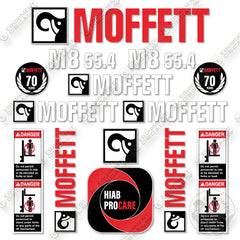 Fits Moffett M8 55.4 Decal Kit Forklift