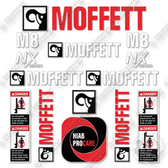 Fits Moffett M8 NX Series Decal Kit Forklift