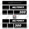 Image of MQ Power 300 Decal Kit Generator- Aftermarket Kit