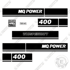 Fits Multiquip Whisperwatt 400 Decal Kit Generator