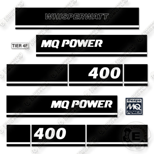 MQ Power 400 Decal Kit Generator- Aftermarket Kit