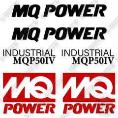 MQ Power MQP50IV Decal Kit Generator- Aftermarket Kit