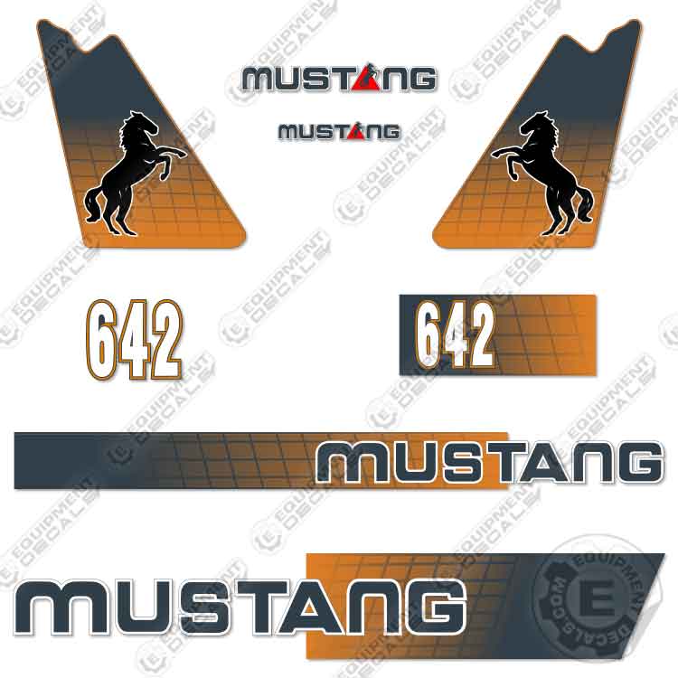 Fits Mustang 642 Decal Kit Telehandler