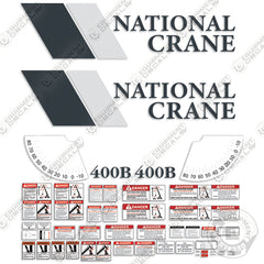 National Crane 400B Decal Kit
