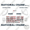 Image of National Crane 600E2 Decal Kit Boom Truck- Aftermarket Kit