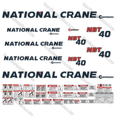 National Crane NBT 40 Decal Kit