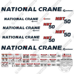 National Crane NBT 50 Decal Kit