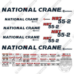 National Crane NBT 55-2 Decal Kit
