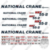 Image of National Crane NBT 55-2 Decal Kit