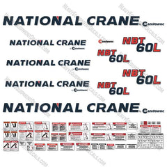 National Crane NBT 60L Decal Kit