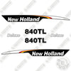 Image of New Holland 840TL Decal Kit Front End Loader Attachment - Style 2 - Aftermarket Kit