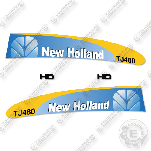 New Holland TJ480 Decal Kit Tractor -New Style -  Aftermarket Kit