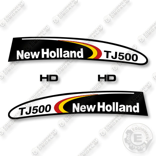 New Holland TJ500 Decal Kit Tractor- Aftermarket Kit