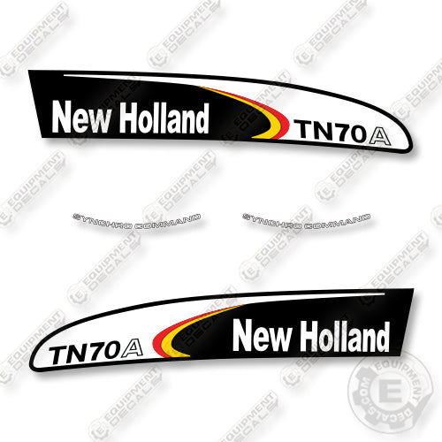 New Holland TN70A Decal Kit Tractor- Aftermarket Kit