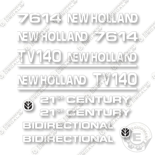 New Holland TV140 Decal Kit Tractor -  Aftermarket Kit