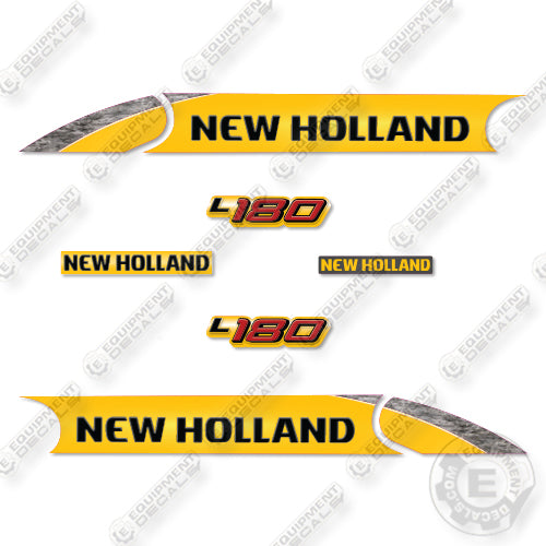 New Holland L180 Decal Kit Skid Steer Loader- Aftermarket Kit