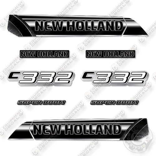 Fits New Holland C332 Decal Kit Compact Track Loader - Custom Midnight