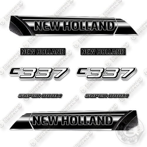 Fits New Holland C337 Decal Kit Compact Track Loader - Custom Midnight